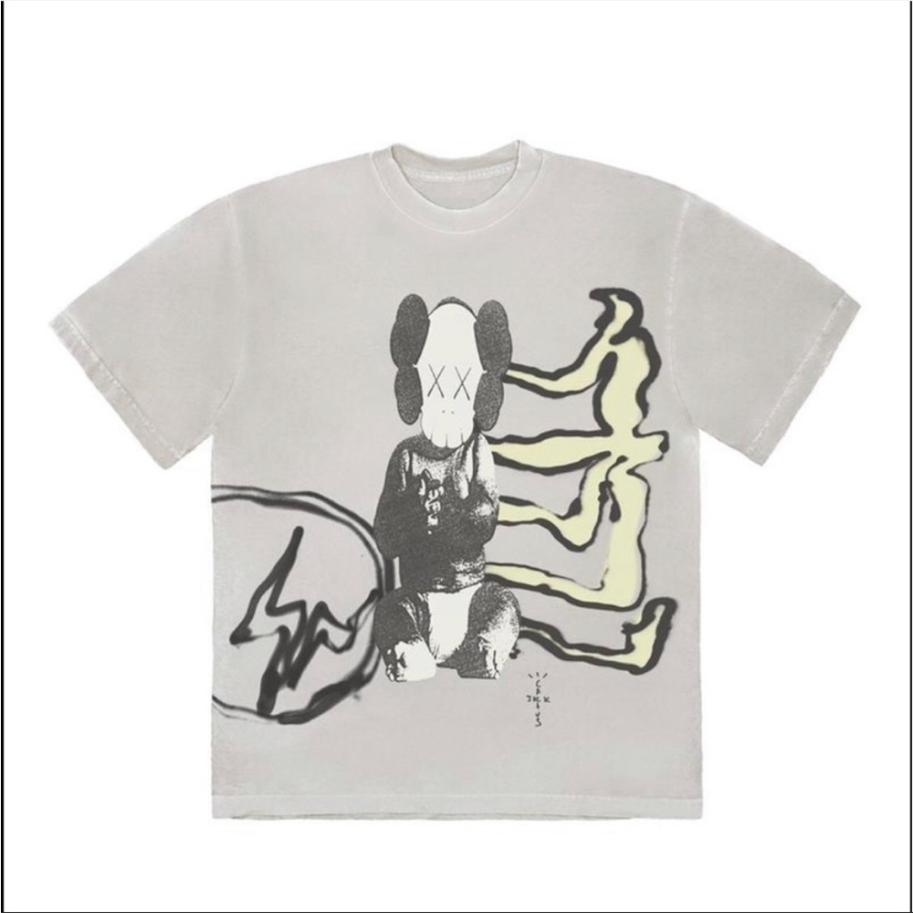 Travis Scott cactus Jack + Kaws for fragment tee brand new men's xl